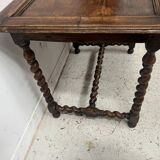 19th-century solid walnut desk.