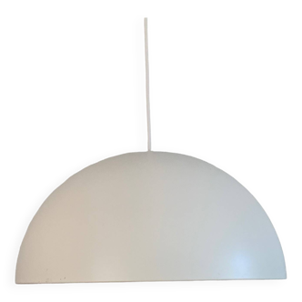 white metal pendant light - Sweden 80s/90s