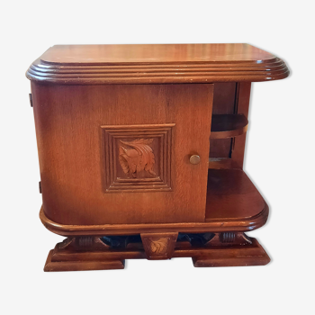 Walnut bedside early 20th century