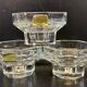 Set of 3 glass candle holders Luminarc – Vintage France