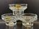 Set of 3 glass candle holders Luminarc – Vintage France