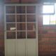 Old workshop partition wall / vintage wood canopy