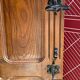 Old entrance cloakroom solid wood