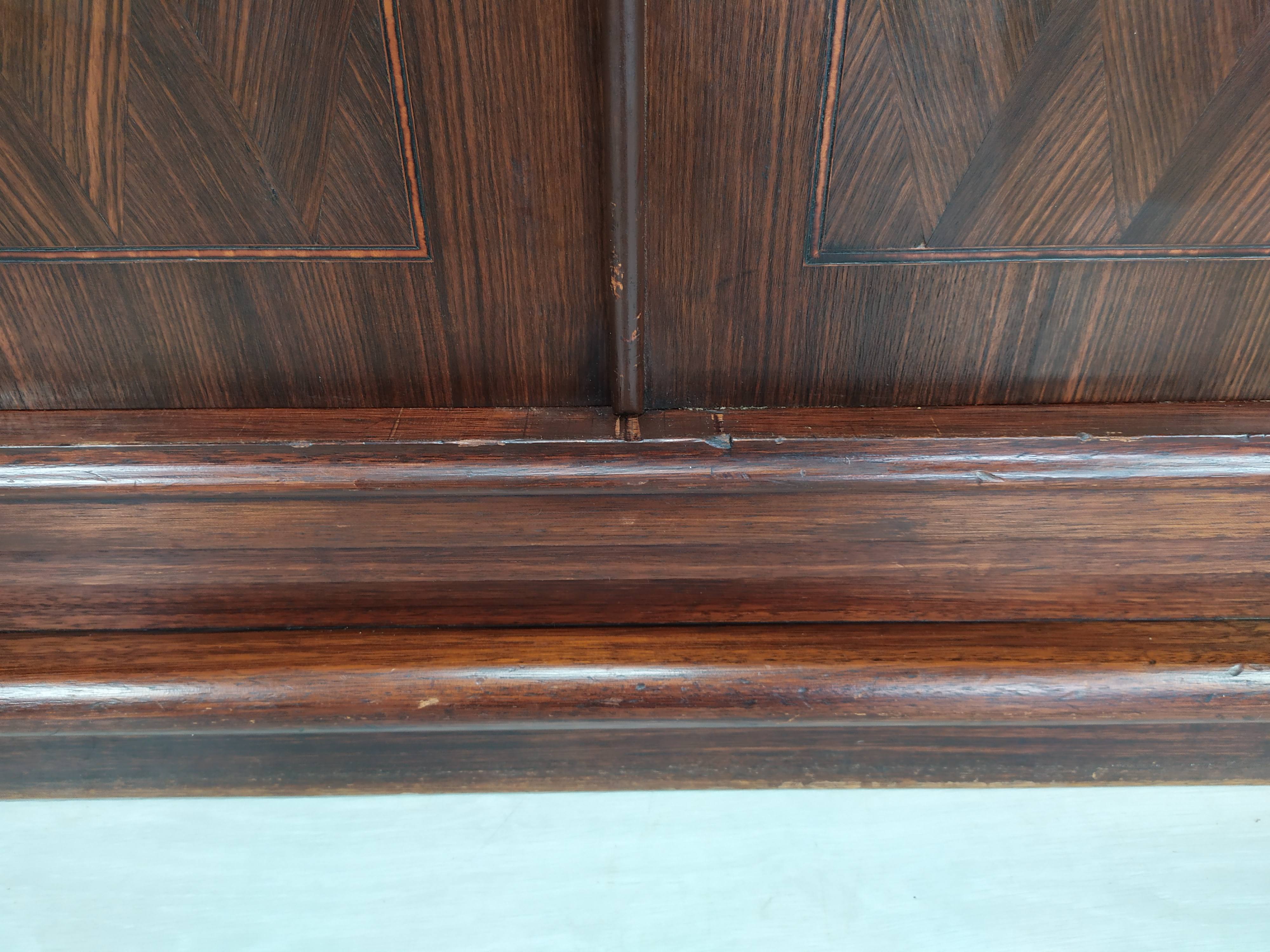 Enfilade art deco ebony of Macassar