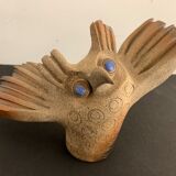 Ceramic owl atelier Palègre, France, 1970
