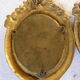 Beautiful pair of frame photo bronze gilded bronze miniature photo