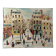 Naive painting signed - Paris Place de Furstenberg
