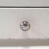 Vintage metal bathroom shelf