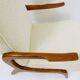 Paire de fauteuils des années 1960 en bouclette blanche
