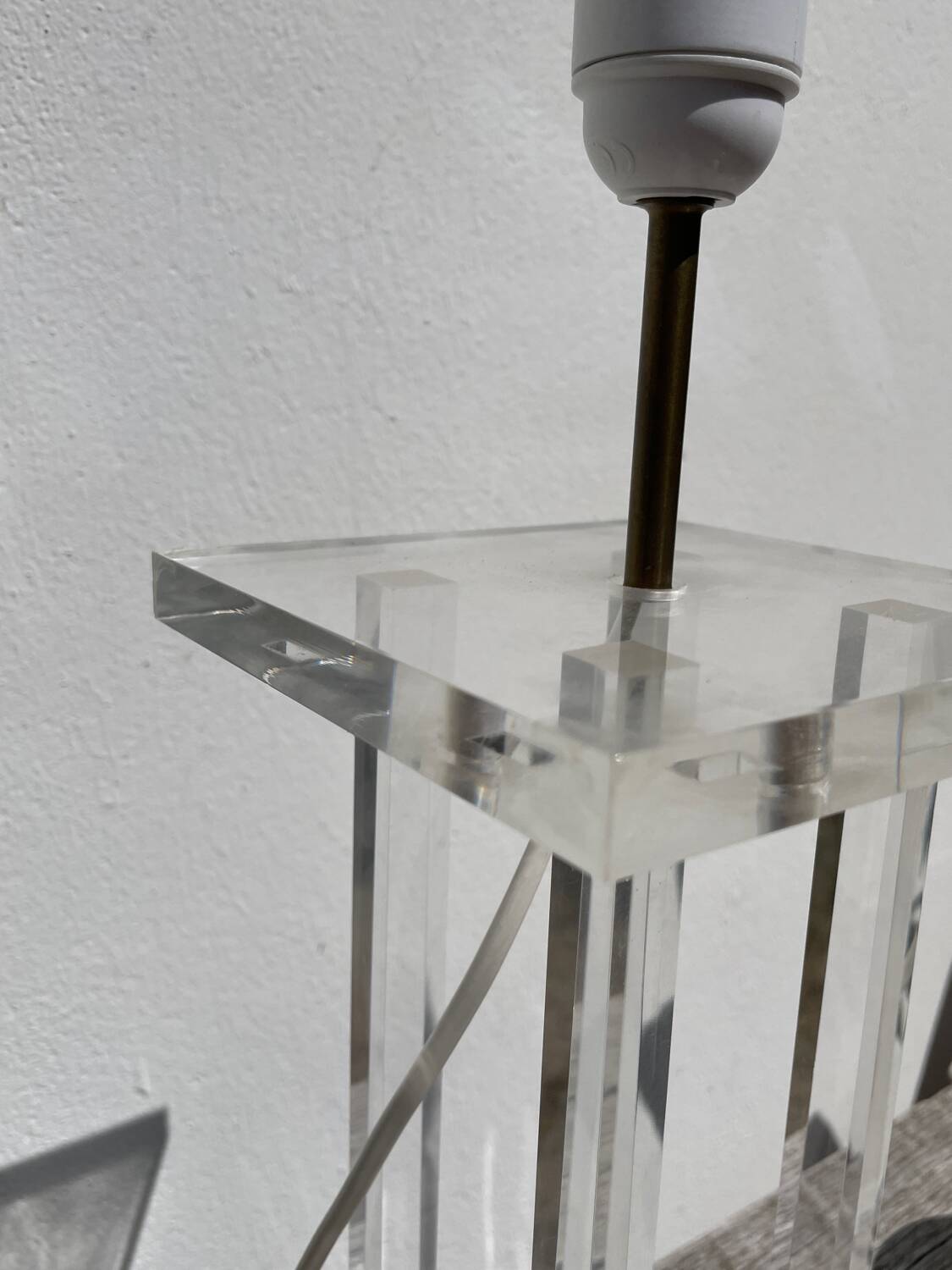 Plexiglas lamp 1970 David Lange
