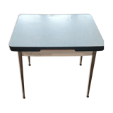Table formica bleu