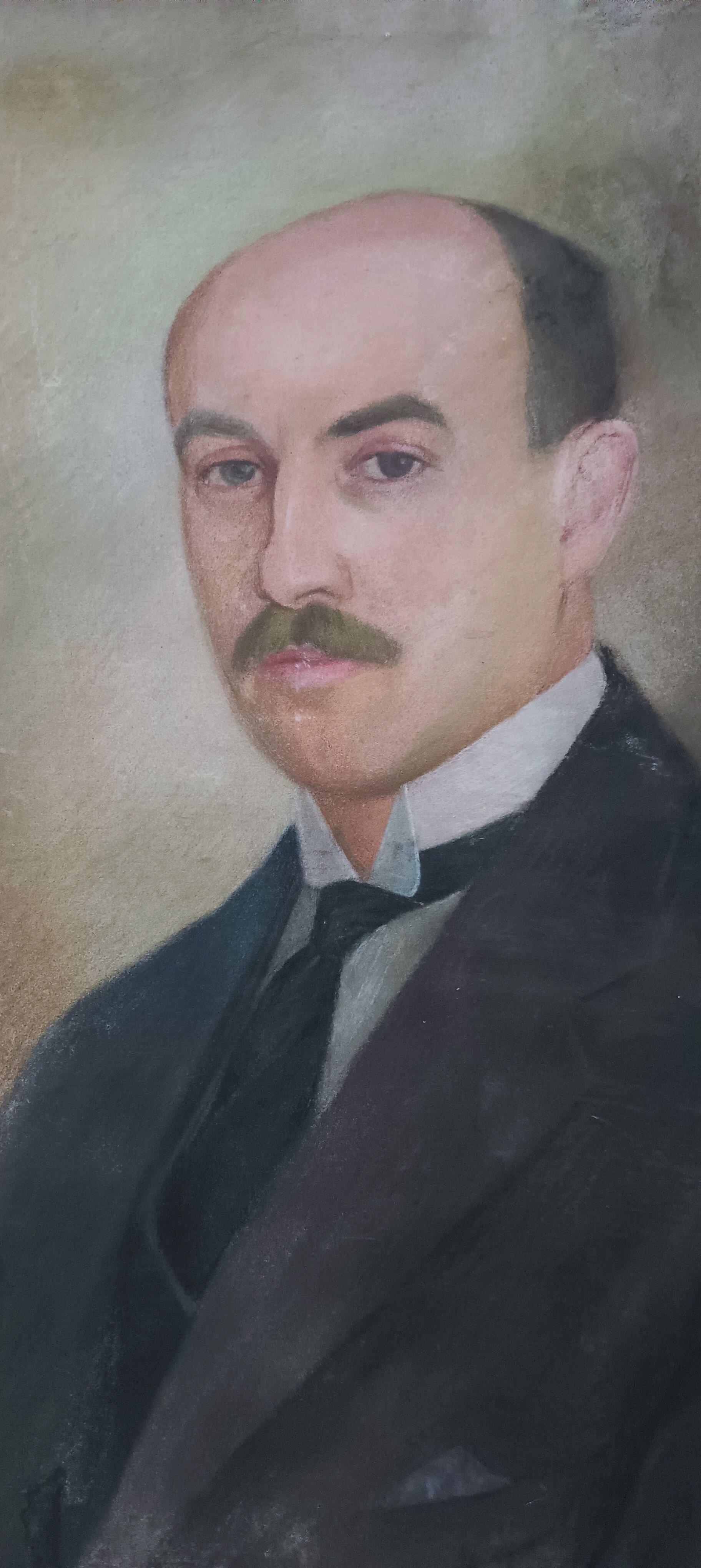Pastel man portrait