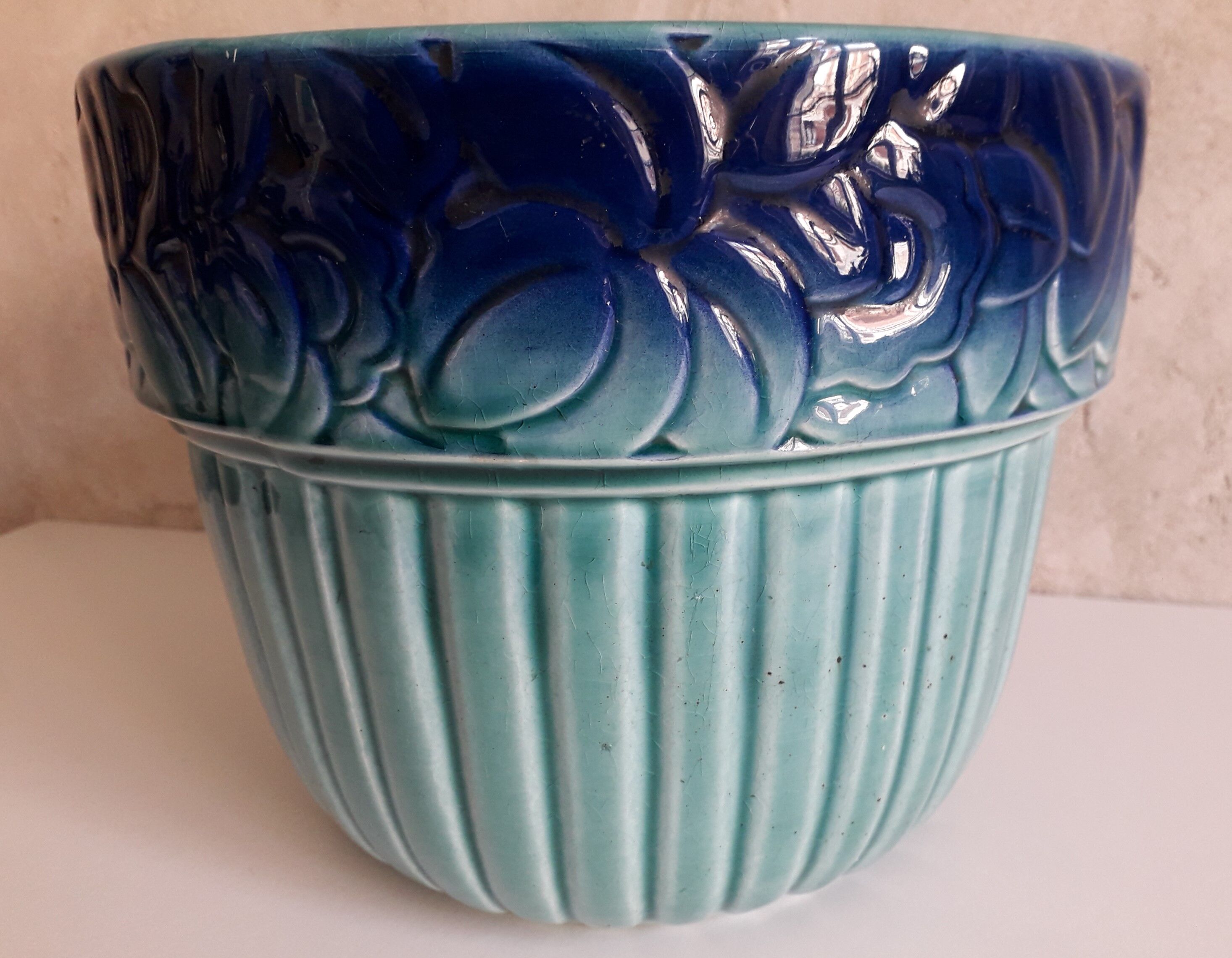 Art Deco Orchies splash pot cover