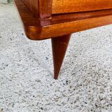 Large vintage chest of drawers with 4 drawers, Scandinavian style, circa 60's