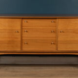 Retro teak & walnut maple mid century sideboard 1960s
