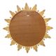 Gold Leaf Sunburst Mirror (Resin, 56cm)
