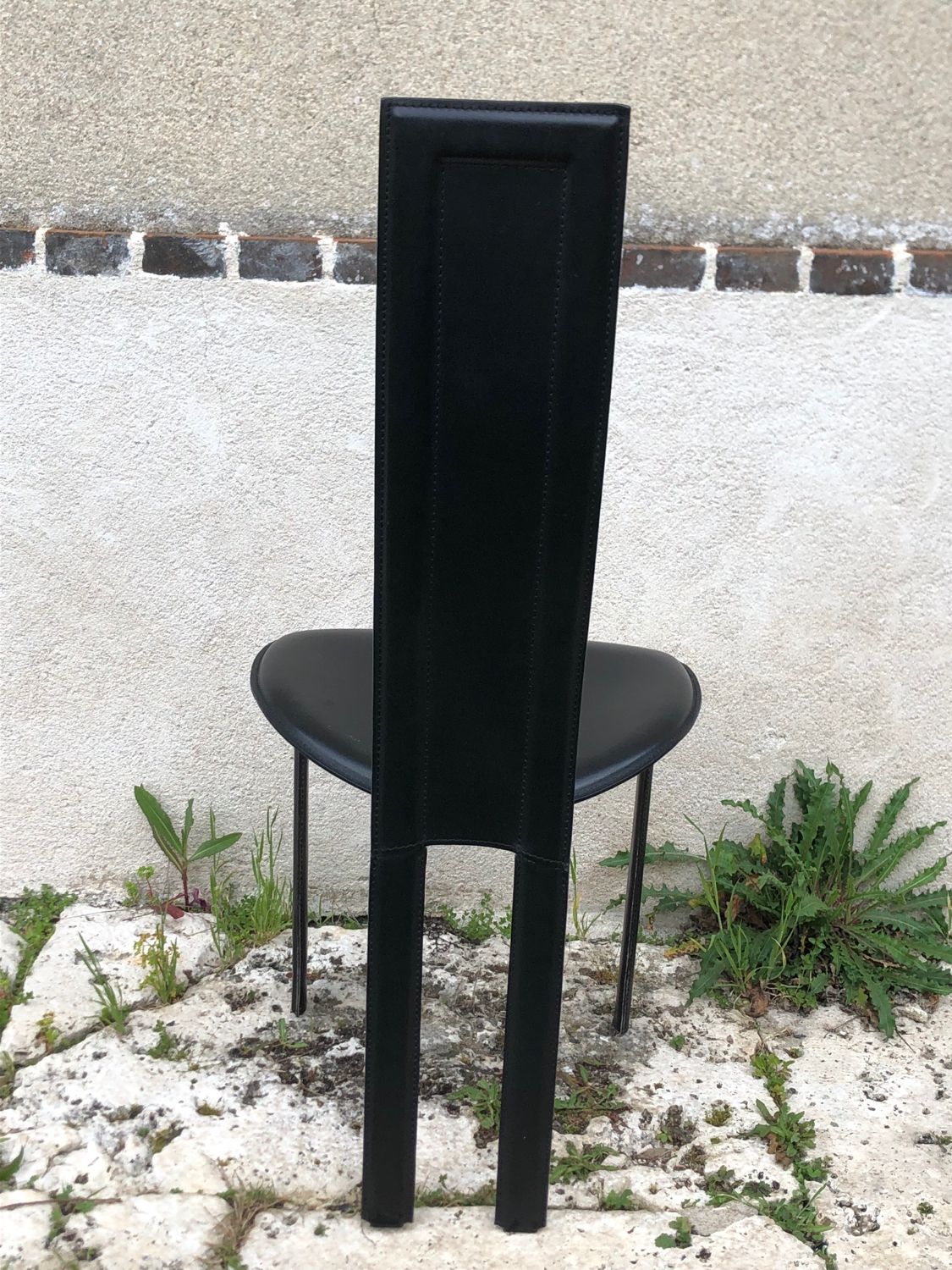 Set of 6 chairs Roche Bobois Cattelan Italia 80s