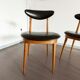 Paire de chaises  Baumann modèle "pégase"