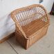 Rattan armchair storage box