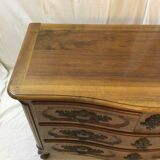 Commode in walnut Louis XV