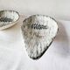 Vintage french 1960s 2x salins tolede - toledo serving bowls black olive