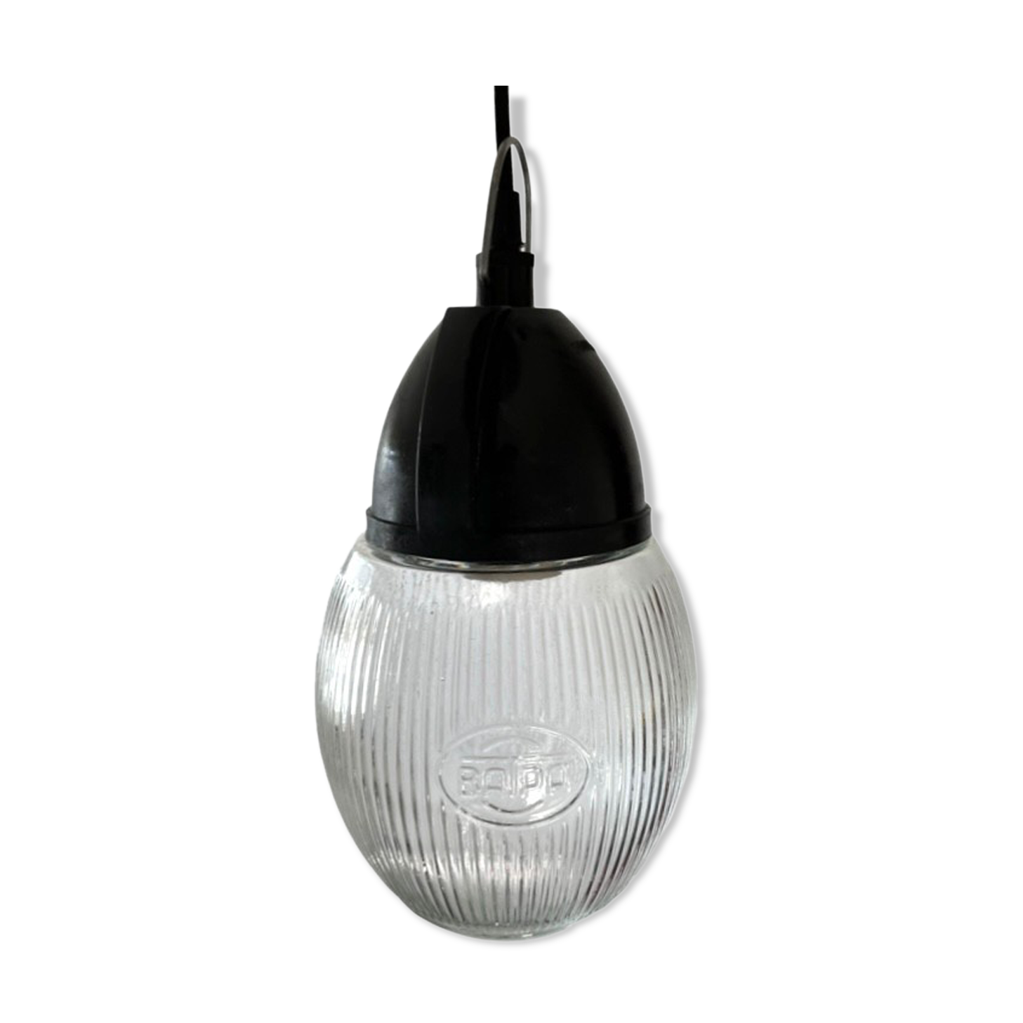 Lampe baladeuse industrielle globe vintage électrifiée à neuf