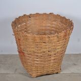 Woven bamboo basket