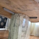 Oval marble table