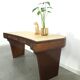 Vrijstaand Art Deco bureau met licht blad en lades