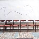 6 Scandinavian chairs