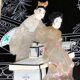 Four lacquer panels japan china XXe decorations of geishas