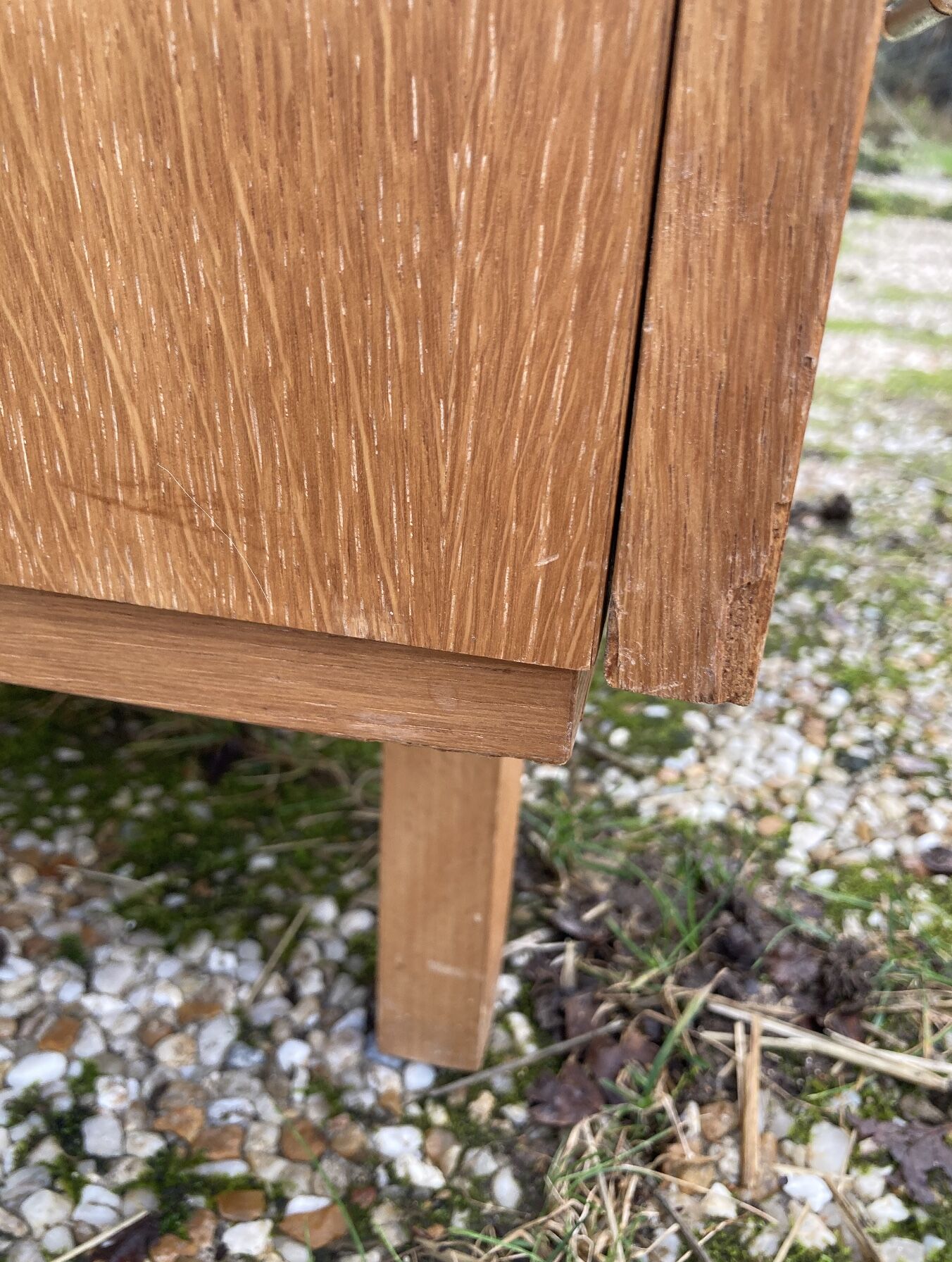 Commode pieds compas vintage