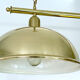 Vintage Grand Chandelier, Brass, 60s