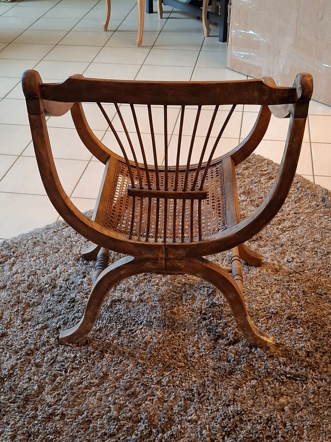 Curule Dagobert armchair