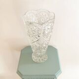 Vase ciselé en cristal