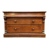 Commode large en acajou