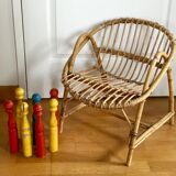 Rattan armchair