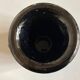Neo-classical urn vase in black Biot glazed earth 1960