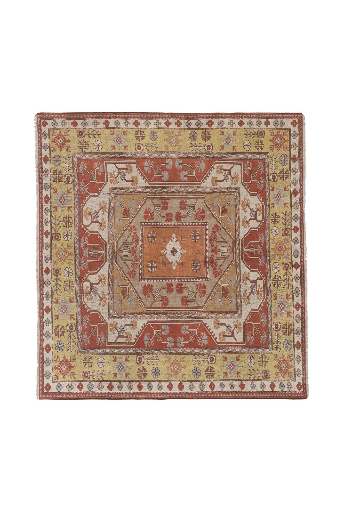 Tapis Oushak turc vintage