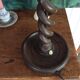 Wooden lamp foot