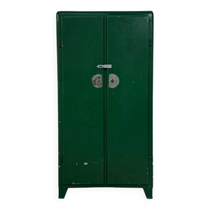 Armoire vintage en métal - vert