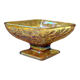 Carnival yellow iridescent glass cup candy dish Indiana Glass 1970s