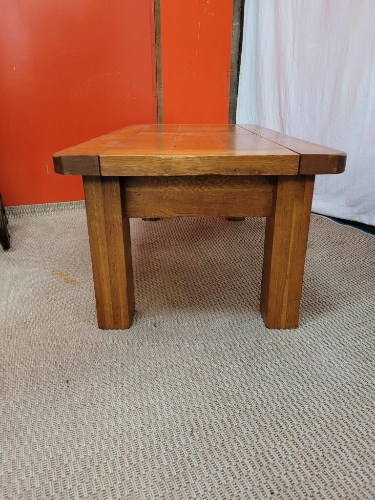 Solid elm coffee table