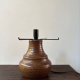 1960s lamp base, vintage Accolay pottery