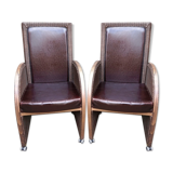 Pair of designer chairs "Lloyd Loom original".