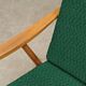 Pair of green-red boomerang armchairs by Antonin Suman for Ton (Thonet) 19