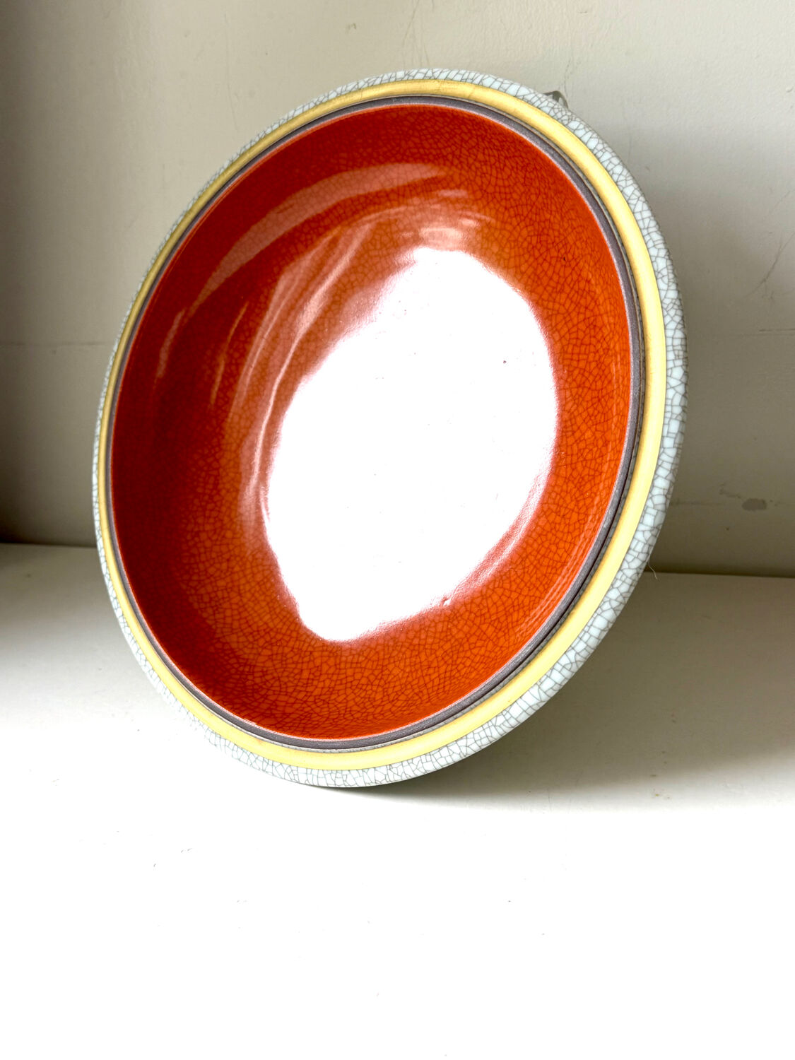 Royal Copenhagen  Porcelain crackle ware designed by Thorkild Olsen