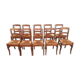 Series 10 Louis Philippe antique cherry chairs