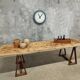 Antique trestle table XXL garden table 89 x 308 cm
