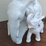 Elephant Bedside Table Lamp Elephant Pagoda Vintage 80s